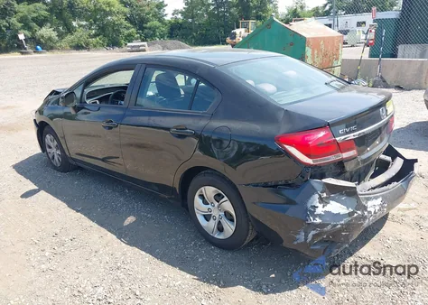 2013 Honda Civic Lx из США, поврежденный, VIN 2HGFB2F58DH538466